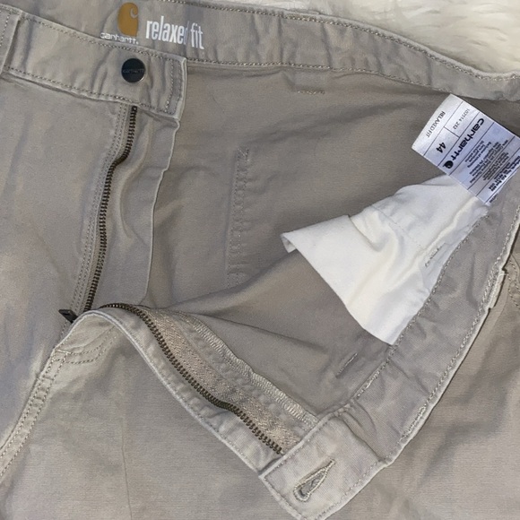 CARHARTT Shorts Men’s Size 44 CARHARTT Relaxed Fit Canvas Shorts 102514 232 - Picture 4 of 13